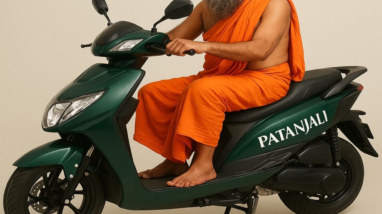 बाबा रामदेव ने लांच किया मात्र 4999 में Patanjali Electric Scooter, मिलेगा 150 किलोमीटर की रेंज :-